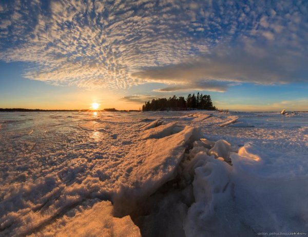 Зима на море