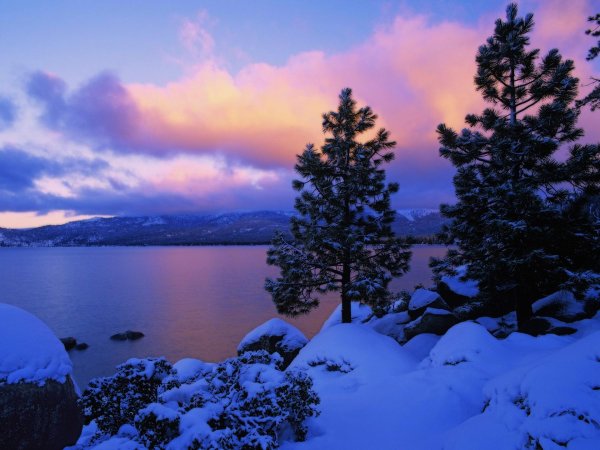 Зима на море