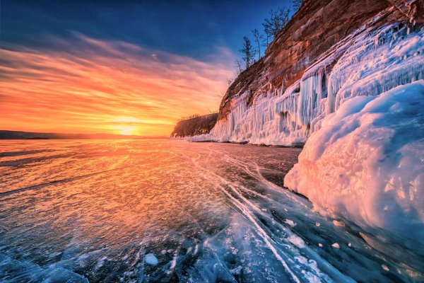 Зима на море