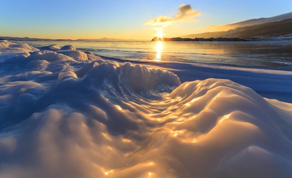 Зима на море