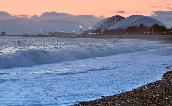 Зима на море