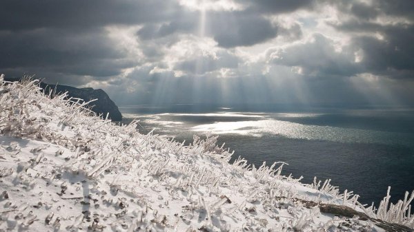 Зима на море