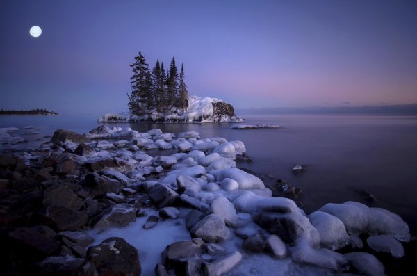 Зима на море