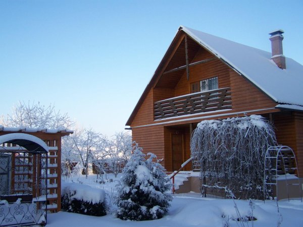 Зима на даче