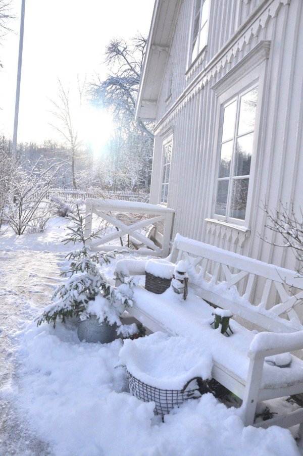 Зима на даче