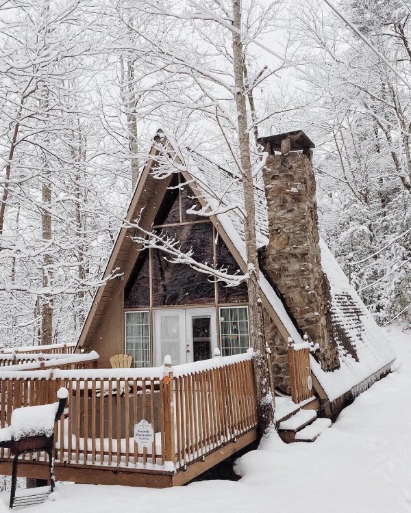 Зима на даче