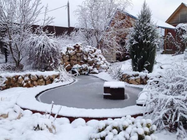 Зима на даче