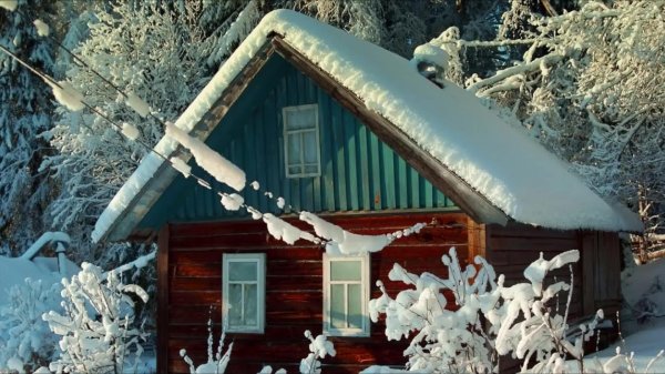 Зима на даче