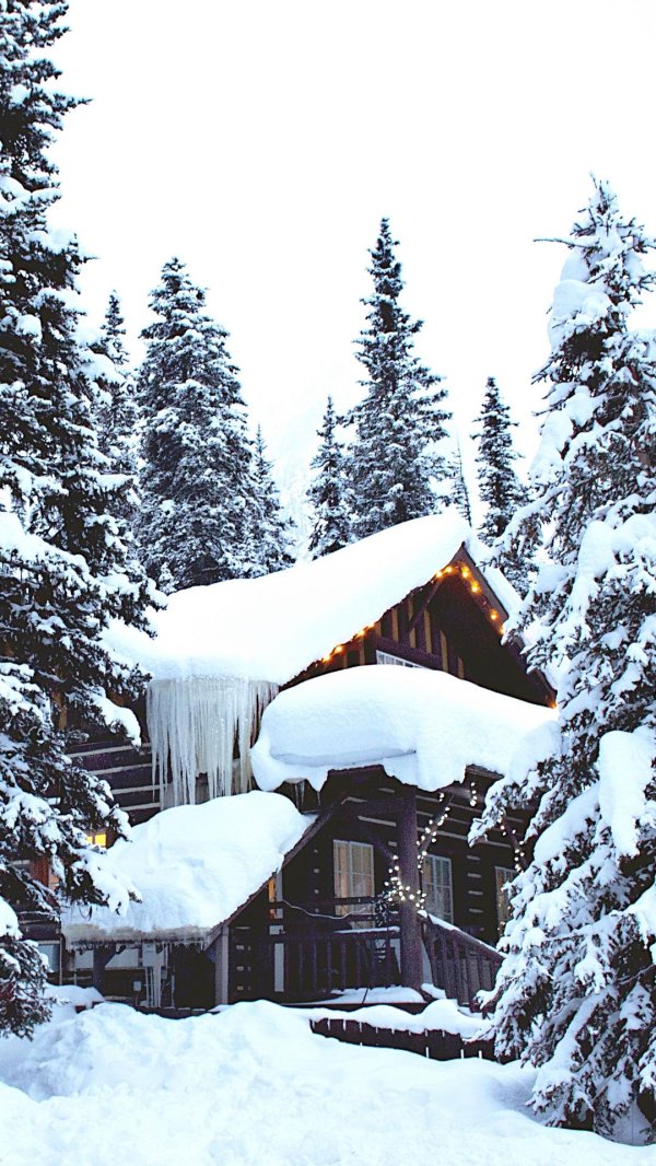 Зима на даче