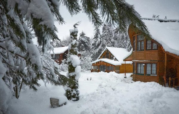 Зима на даче