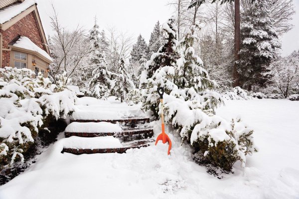 Зима на даче