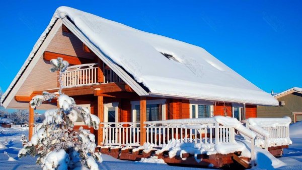 Зима на даче