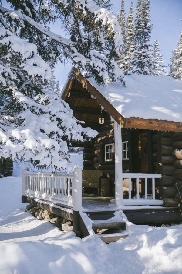 Зима на даче