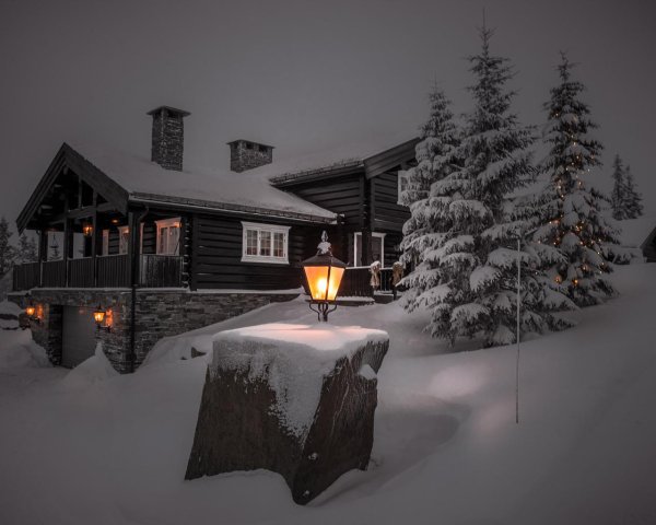 Зима на даче