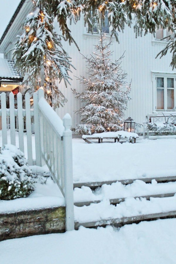 Зима на даче