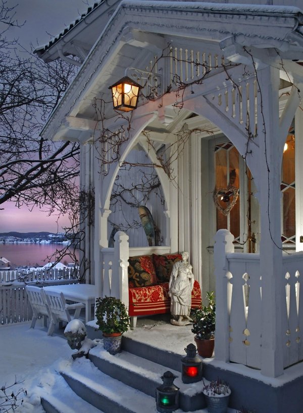 Зима на даче