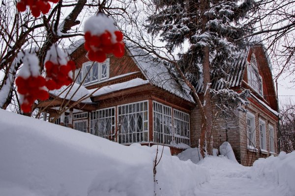 Зима на даче