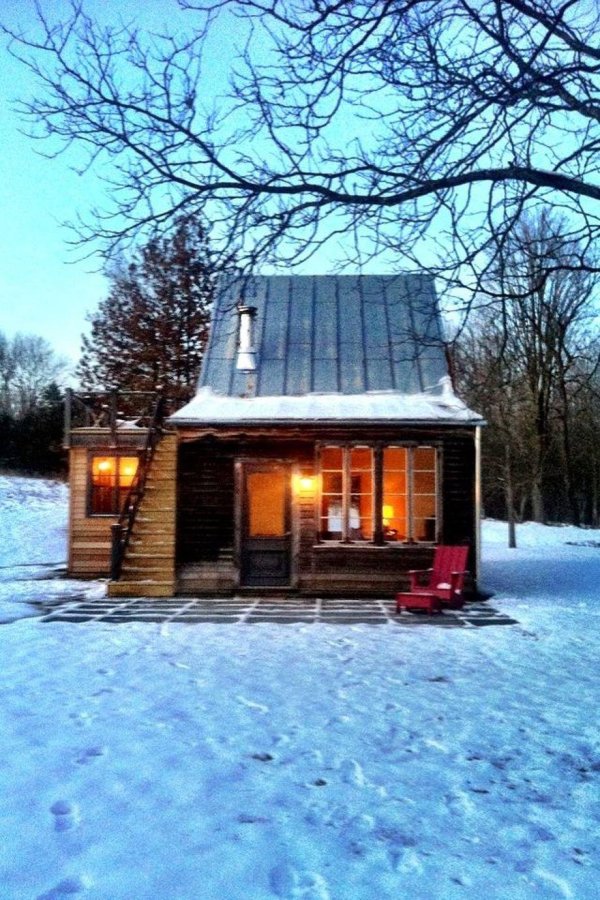 Зима на даче