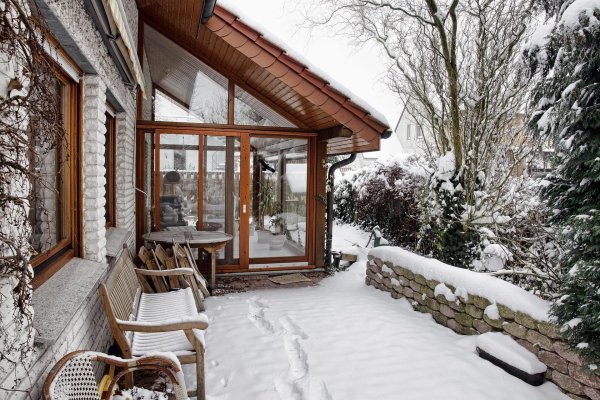 Зима на даче