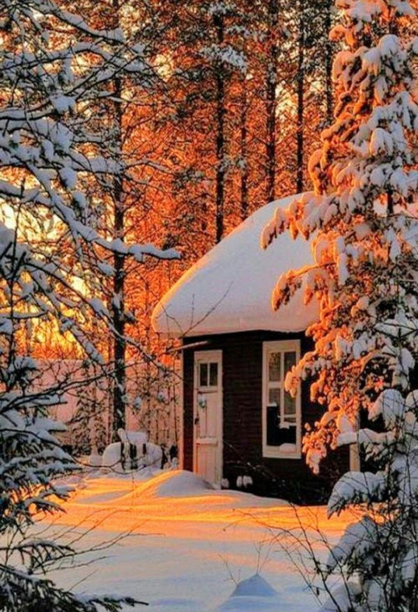 Зима на даче