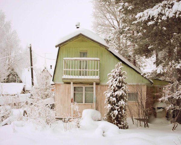 Зима на даче