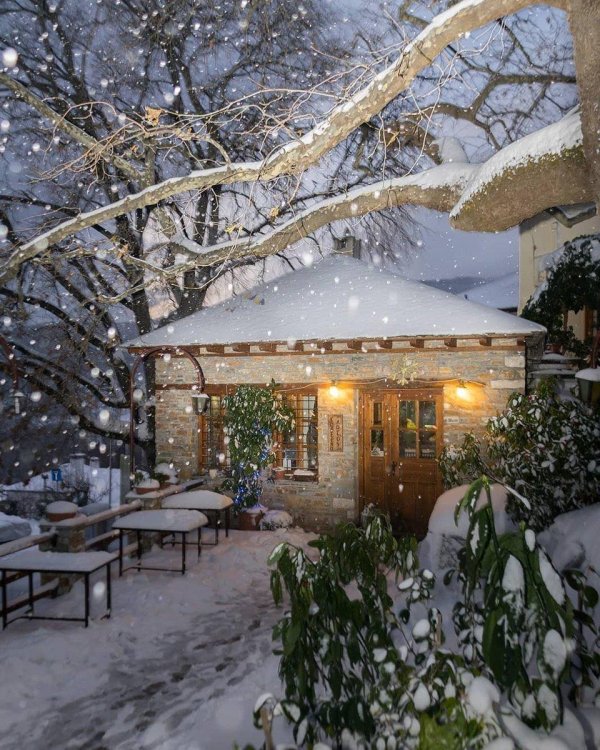 Зима на даче