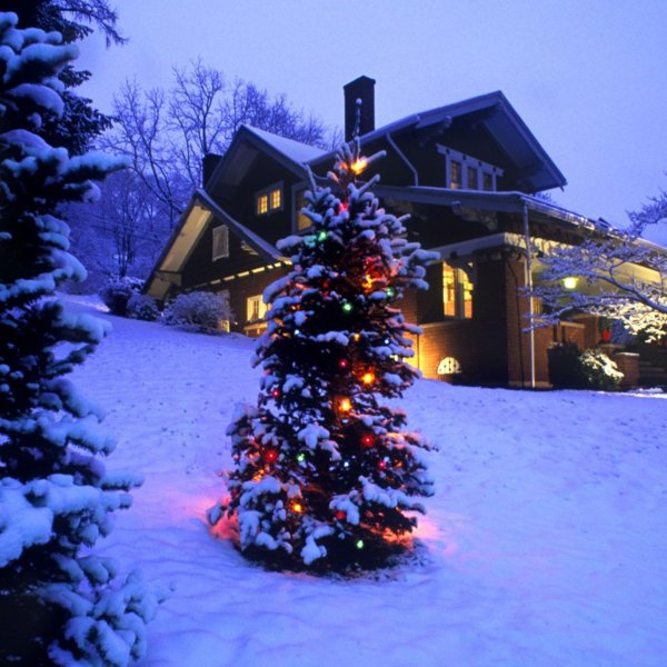 Зима на даче