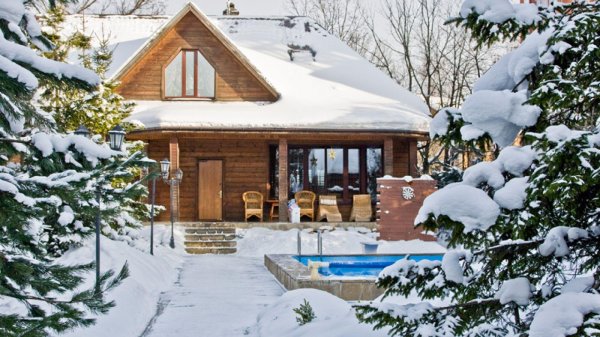 Зима на даче