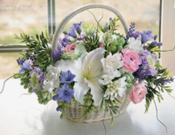 корзинка с цветами