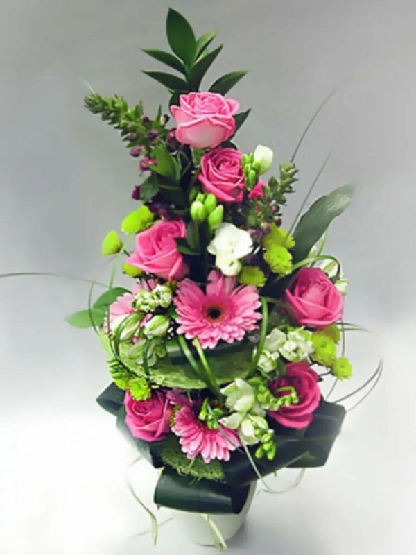 вертикальные букеты