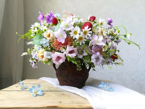 летние букеты