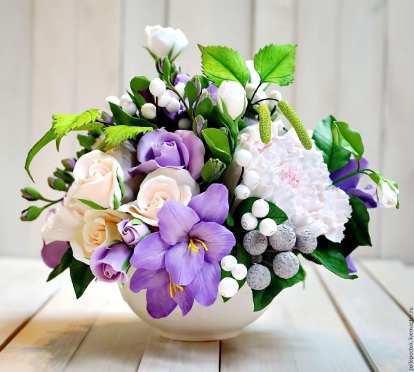 фрезия пион гелиотроп