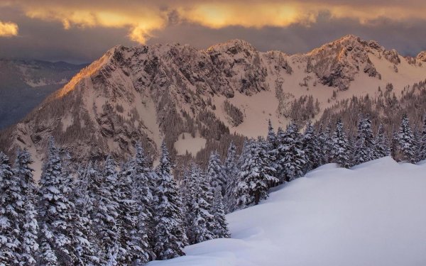 Зима и горы