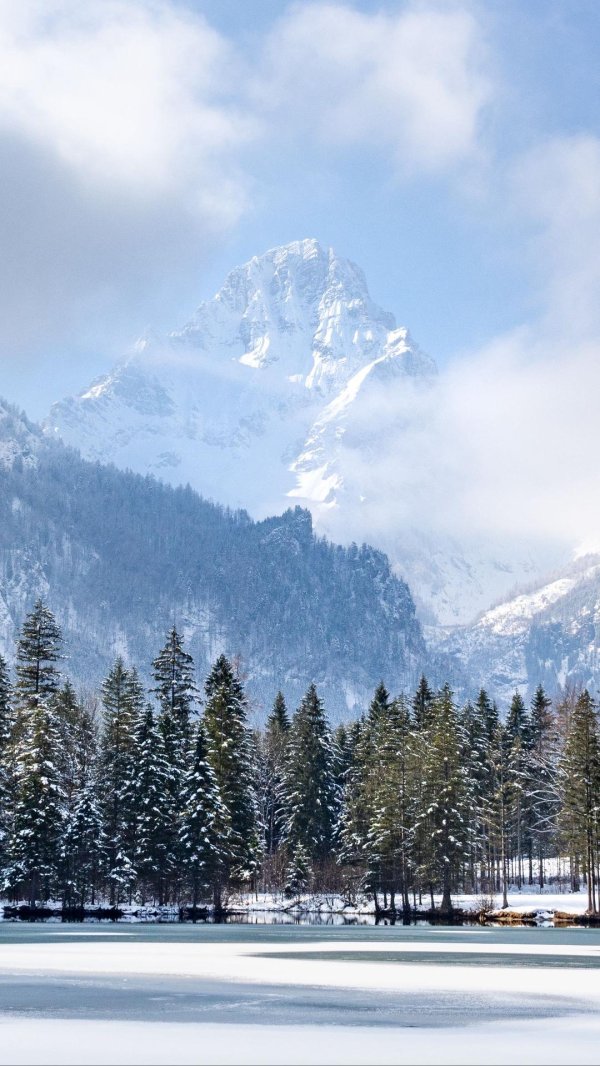 Зима и горы