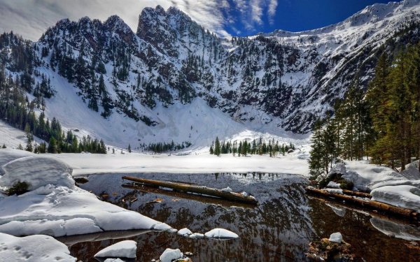 Зима и горы