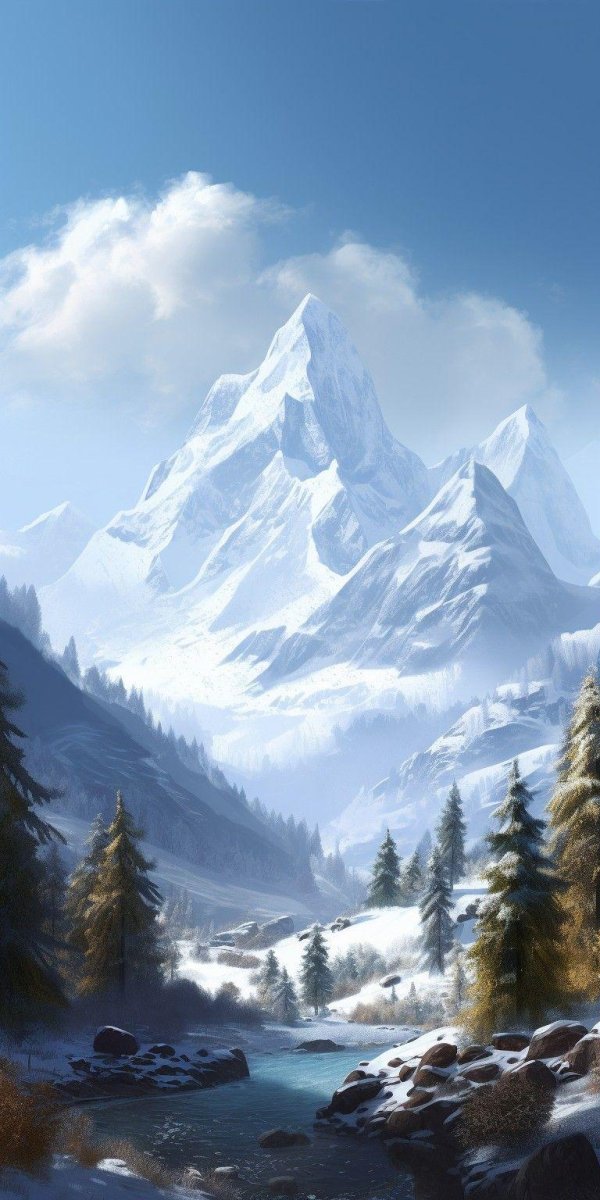 Зима и горы