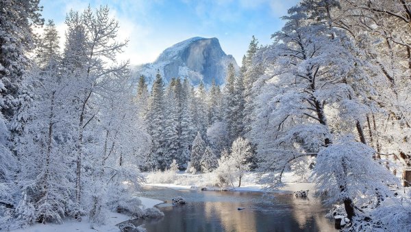 Зима и горы