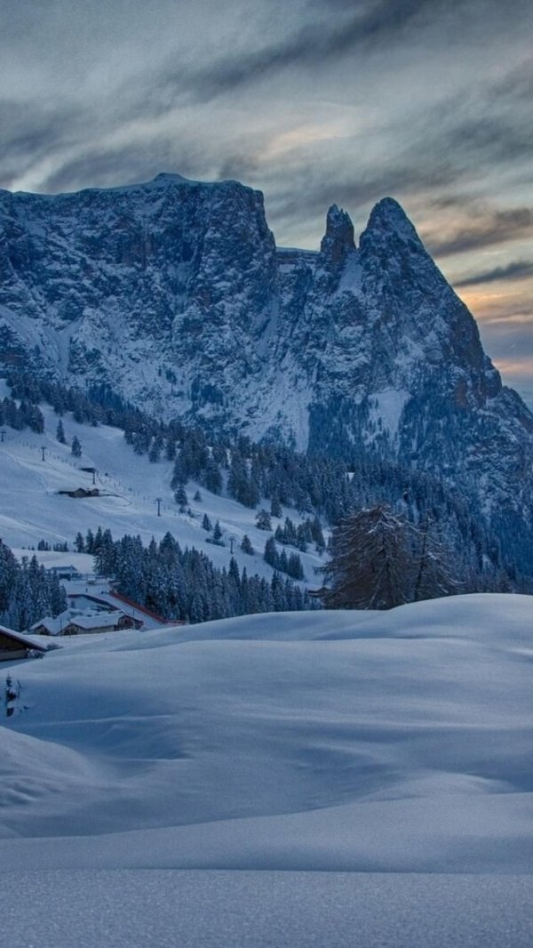 Зима и горы