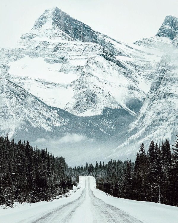 Зима и горы