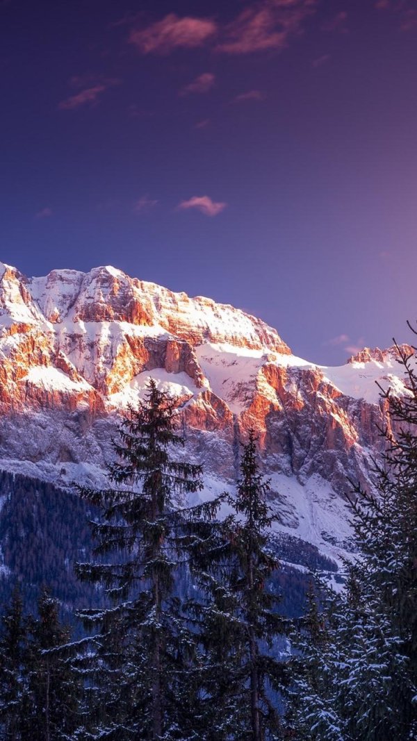 Зима и горы