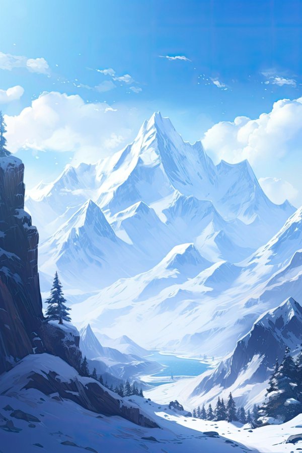 Зима и горы