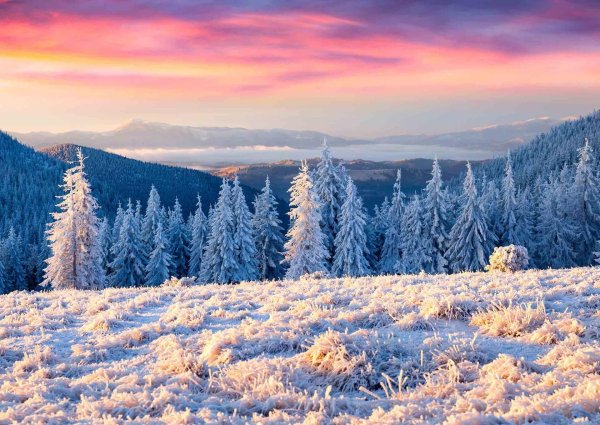 Зима и горы