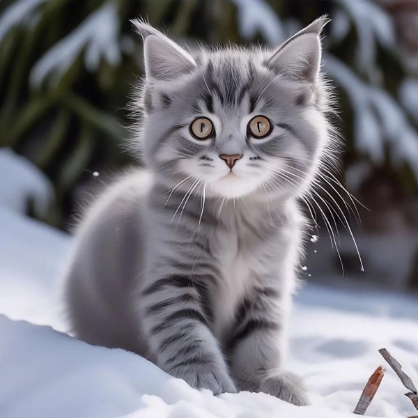 Зима с кошками