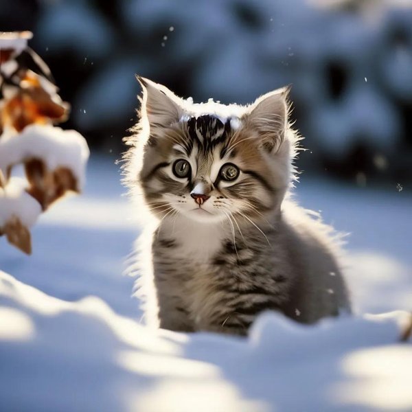 Зима с кошками