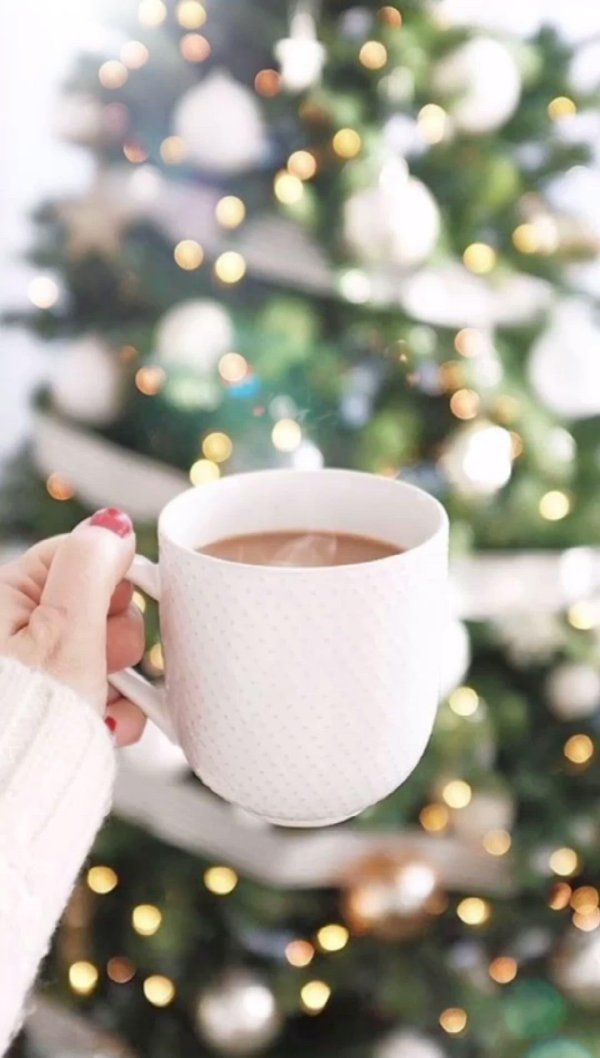 Зима чай кофе