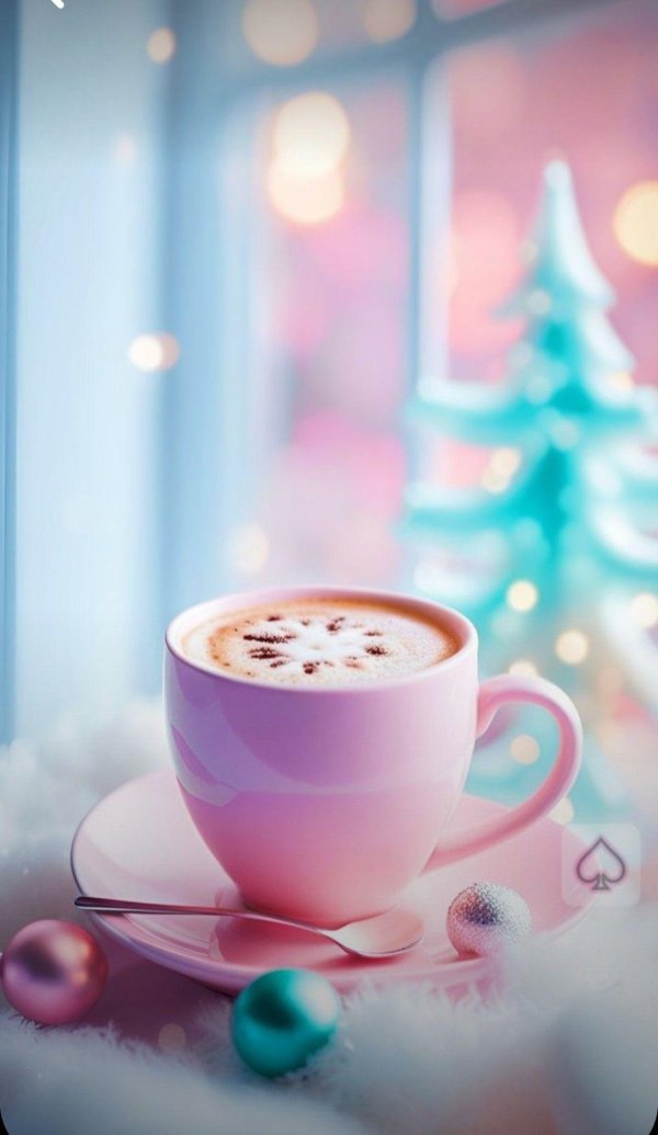 Зима чай кофе