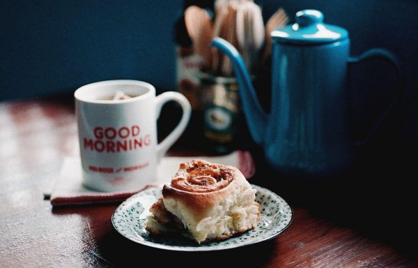 Зима чай кофе