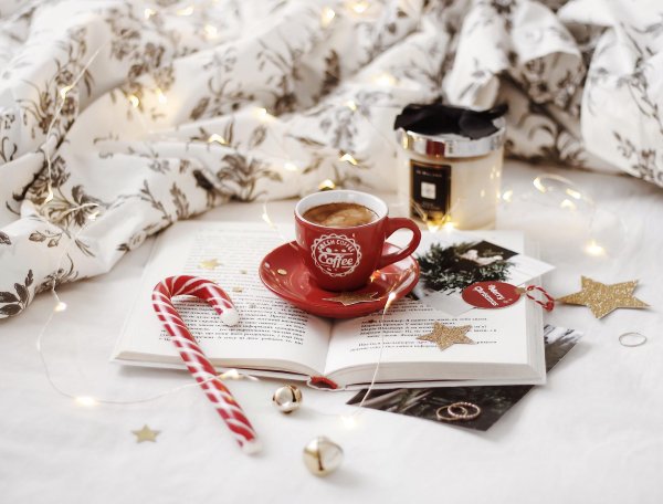 Зима чай кофе