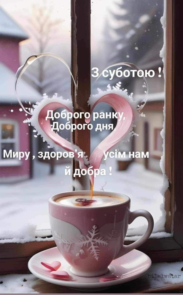 Зима чай кофе