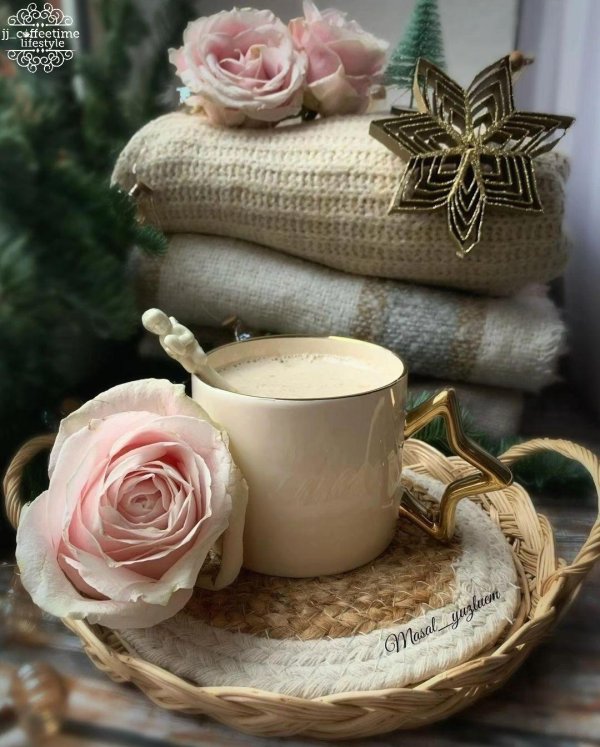 Зима чай кофе